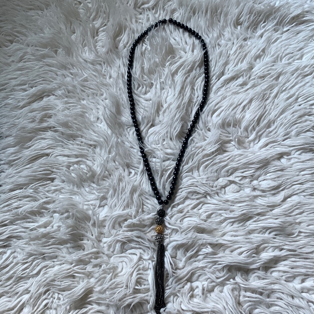Stella & Dot Long Rhinestone Necklace